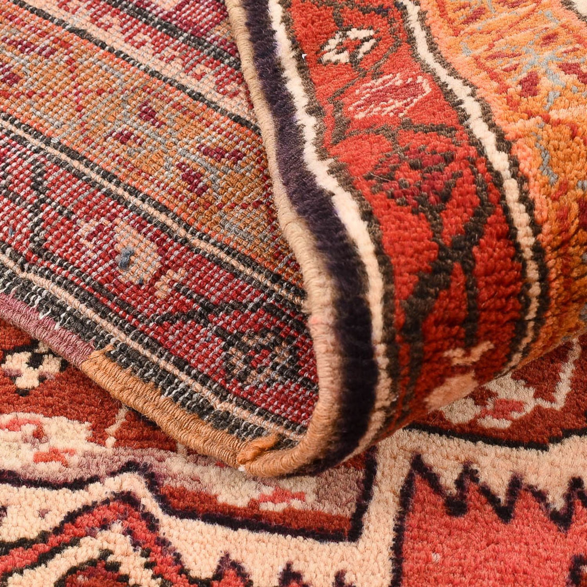 Løber Persisk tæppe - Nomadisk - 254 x 80 cm - rød