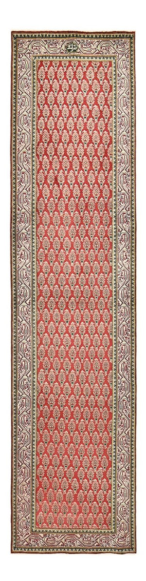 Løber Persisk tæppe - Tabriz - 340 x 83 cm - rød