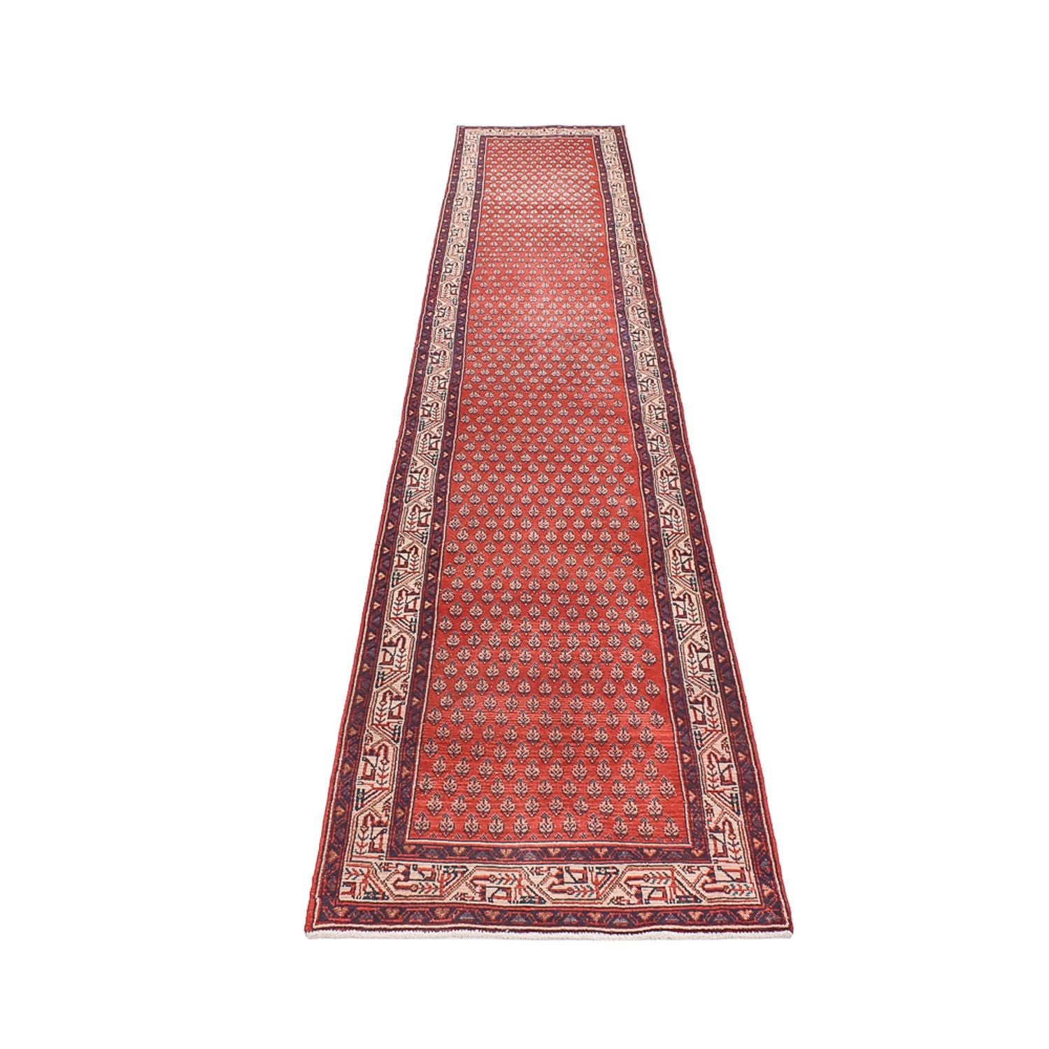 Løber Persisk tæppe - Mir - 462 x 77 cm - rust