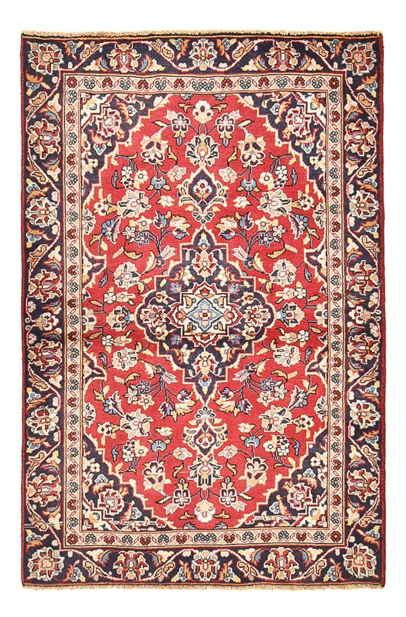Persisk tæppe - Keshan - 138 x 90 cm - rød