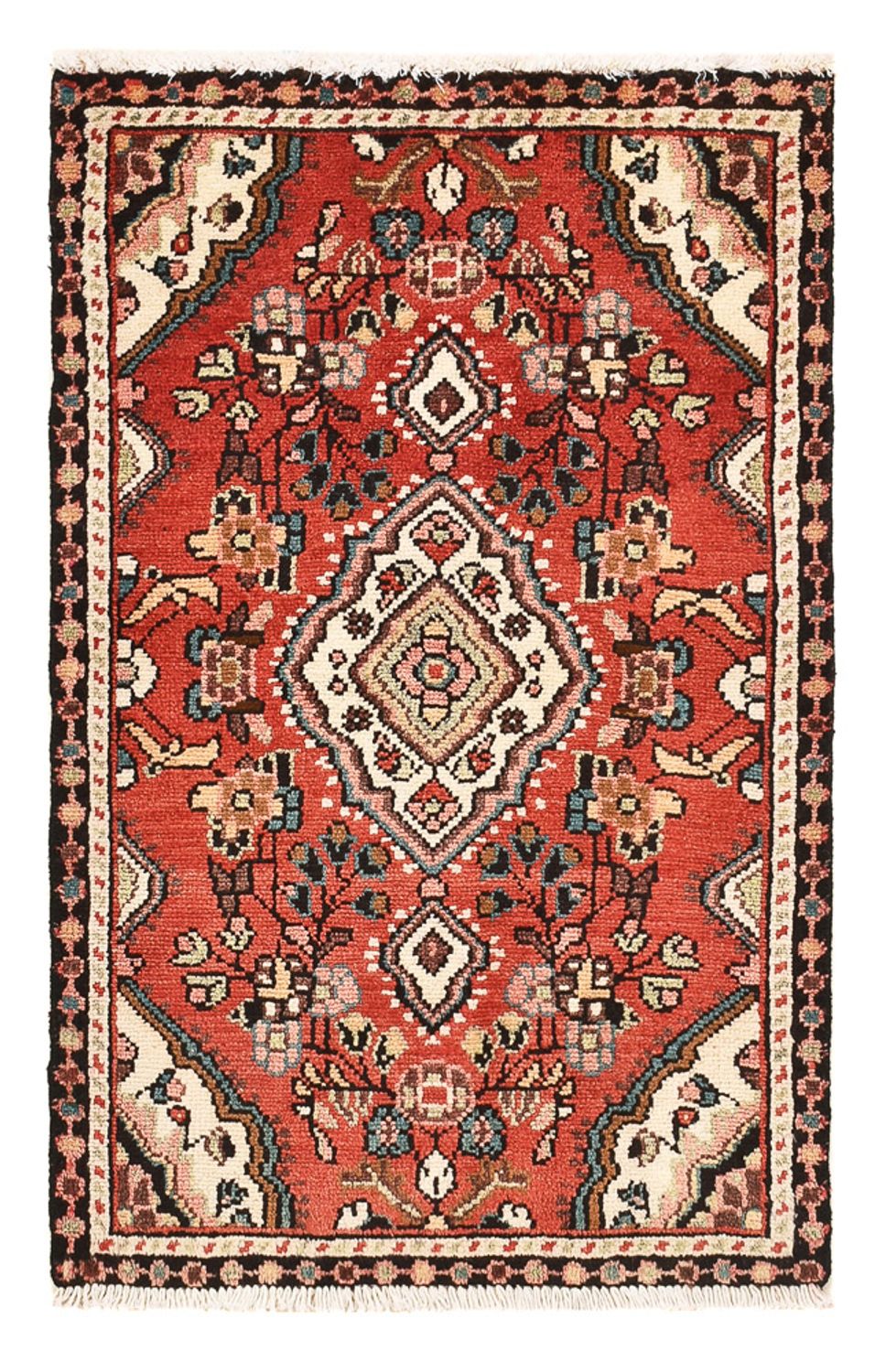Persisk tæppe - Nomadisk - 89 x 58 cm - rød