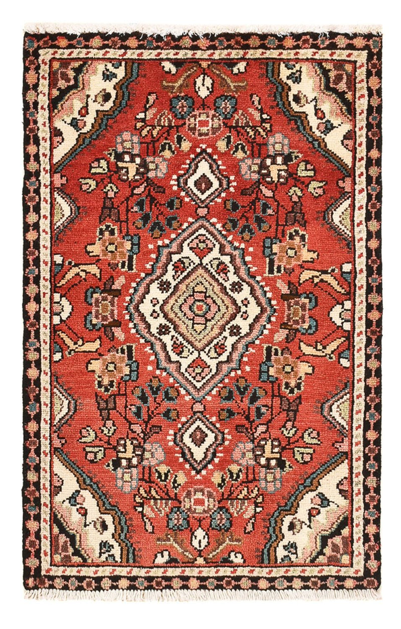 Persisk tæppe - Nomadisk - 89 x 58 cm - rød