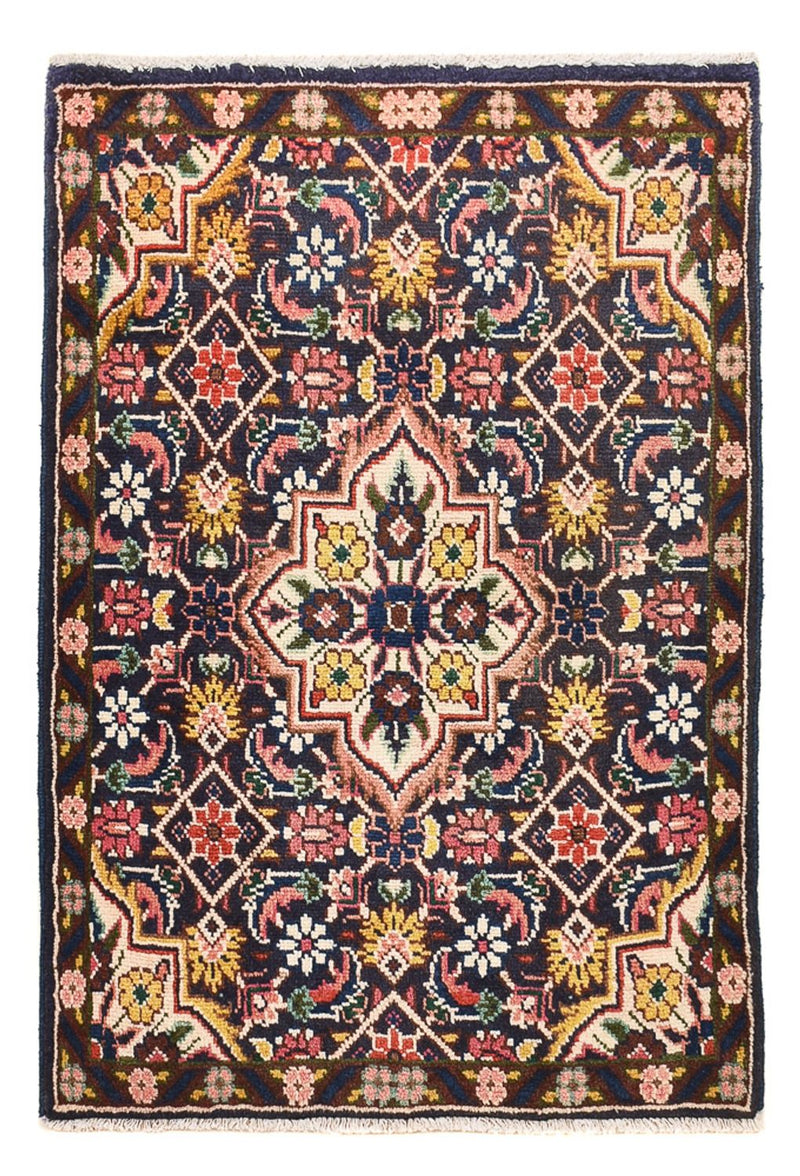 Persisk tæppe - Nomadisk - 91 x 61 cm - flerfarvet
