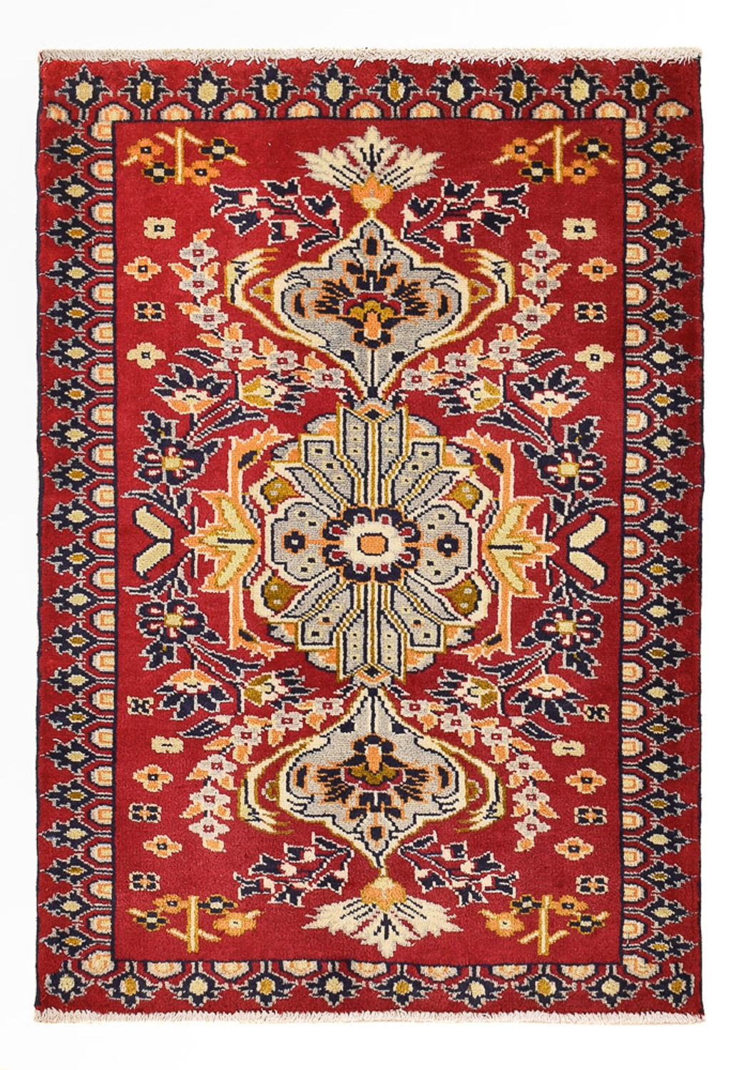 Persisk tæppe - Nomadisk - 91 x 62 cm - rød