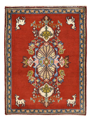 Persisk tæppe - Nomadisk - 82 x 62 cm - rød
