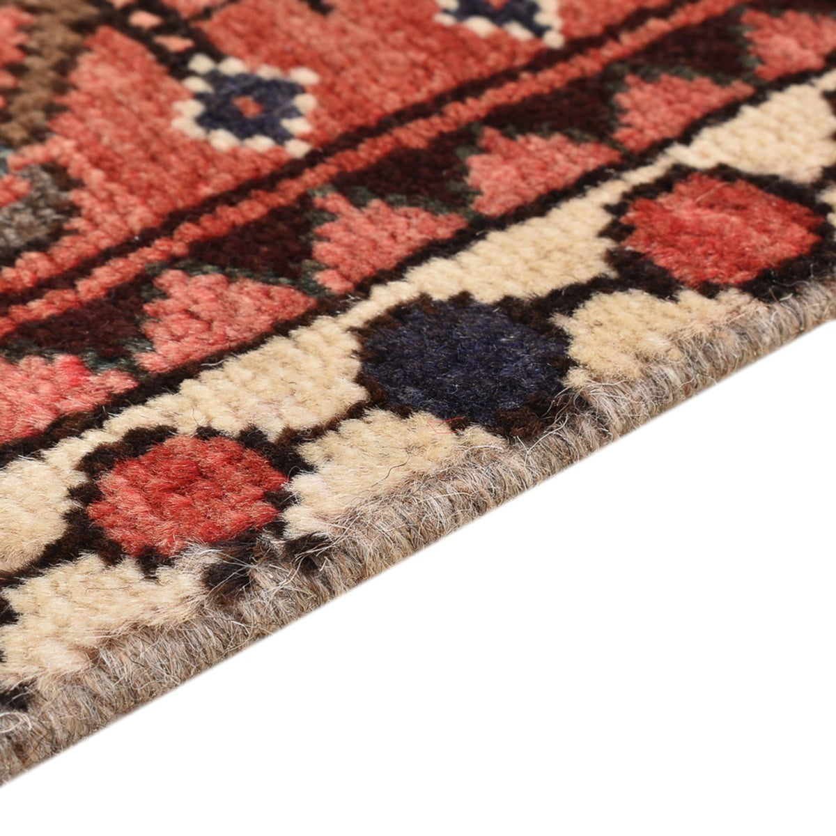 Persisk tæppe - Nomadisk - 84 x 56 cm - rust