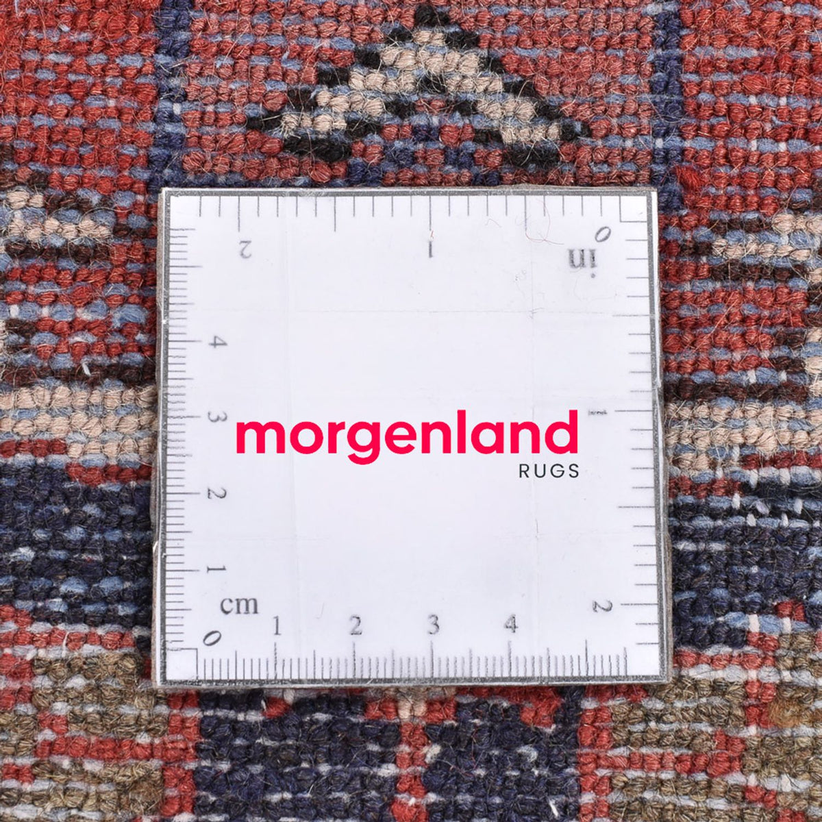 Persisk tæppe - Nomadisk - 84 x 56 cm - rust