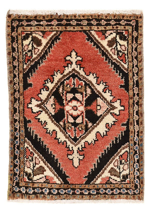 Persisk tæppe - Nomadisk - 68 x 48 cm - rød