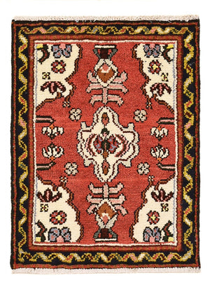 Persisk tæppe - Nomadisk - 62 x 44 cm - rød