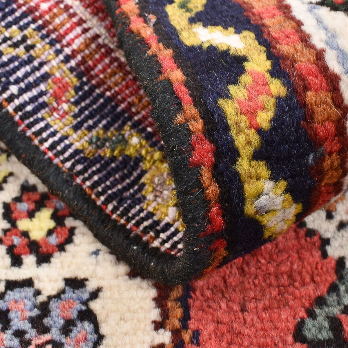 Persisk tæppe - Nomadisk - 62 x 44 cm - rød