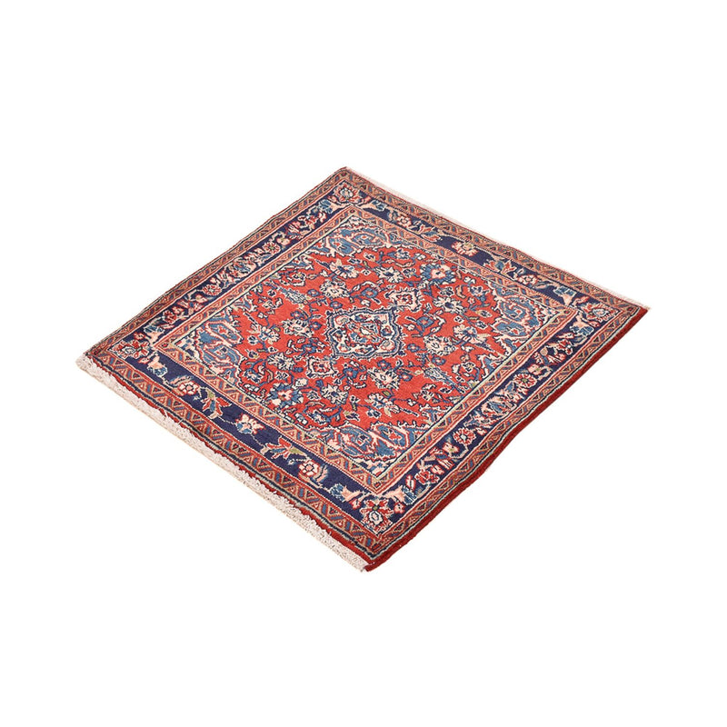 Persisk tæppe - Nomadisk firkantet  - 67 x 67 cm - rød