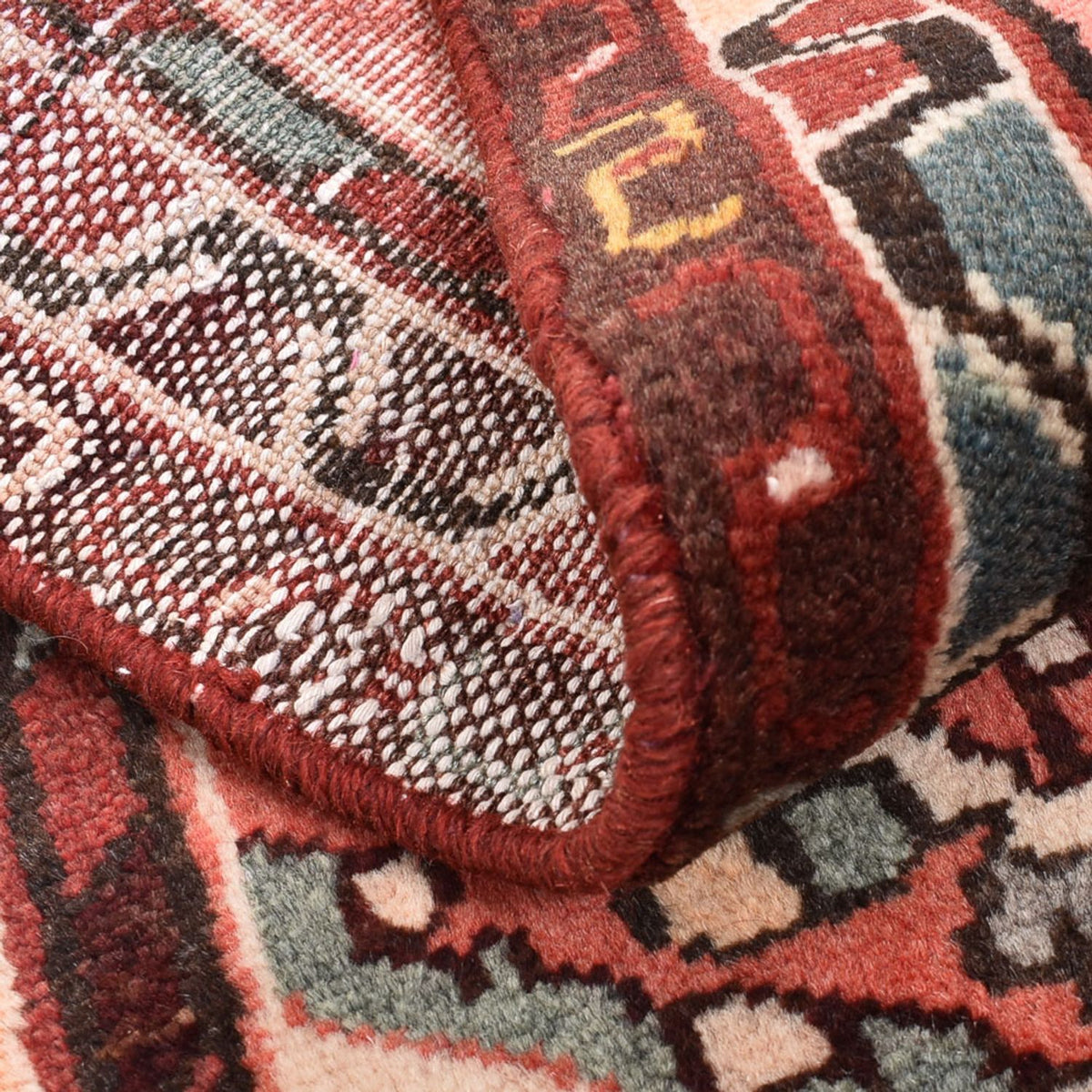 Persisk tæppe - Nomadisk - 103 x 61 cm - rød