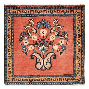 Persisk tæppe - Nomadisk - 50 x 49 cm - rød