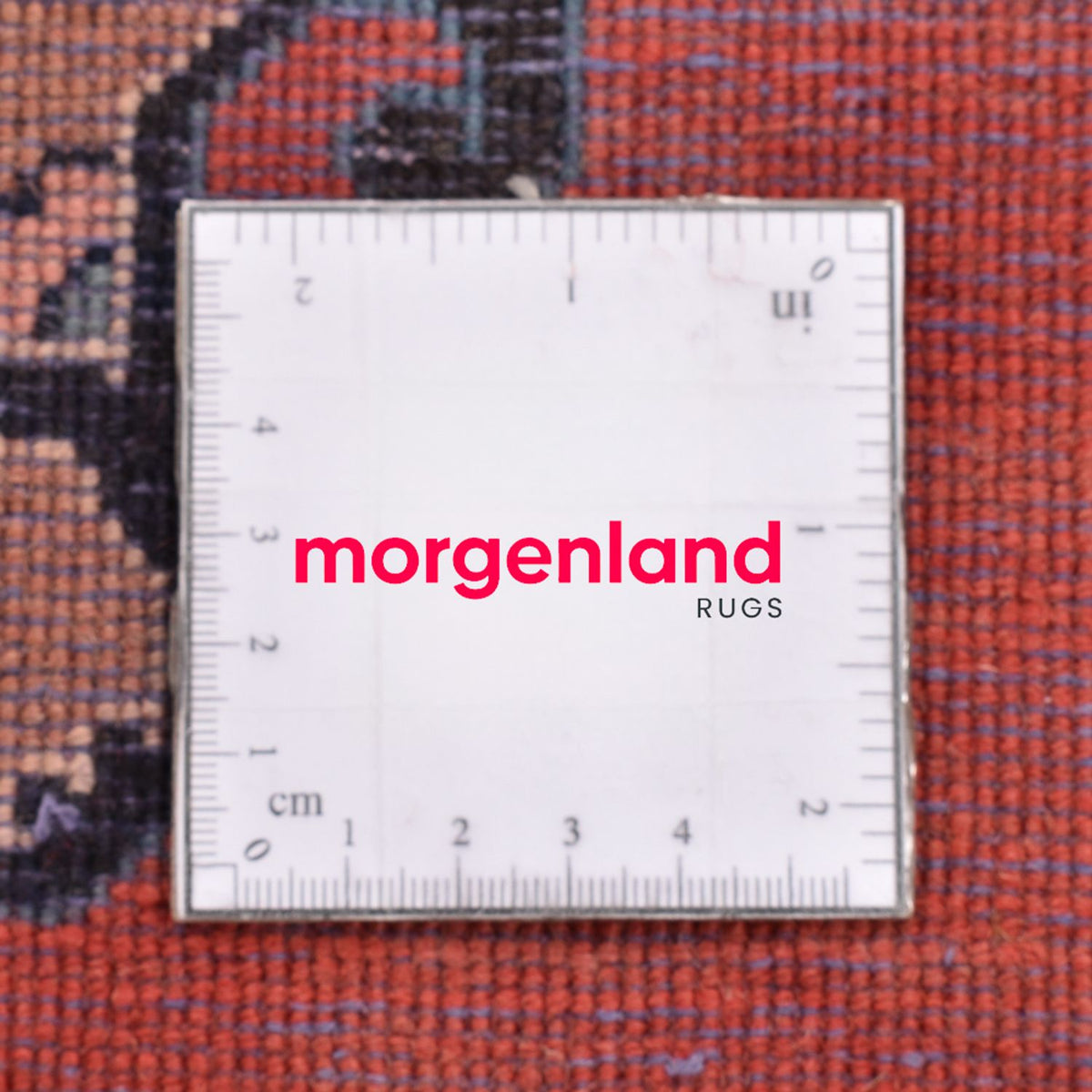 Persisk tæppe - Nomadisk - 50 x 49 cm - rød