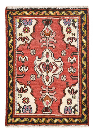 Persisk tæppe - Nomadisk firkantet  - 65 x 65 cm - rød