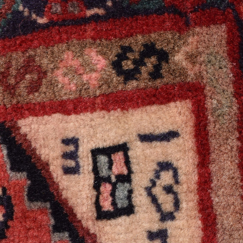 Persisk tæppe - Nomadisk - 88 x 62 cm - rød