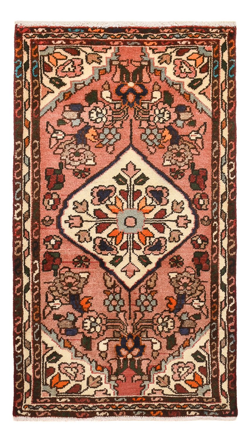 Persisk tæppe - Nomadisk - 105 x 59 cm - lysrød