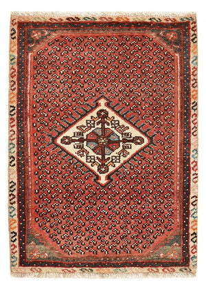 Persisk tæppe - Nomadisk - 81 x 61 cm - rust