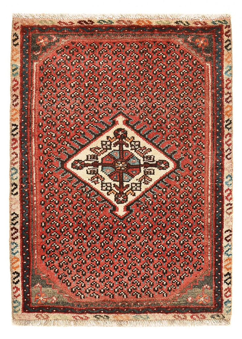 Persisk tæppe - Nomadisk - 81 x 61 cm - rust