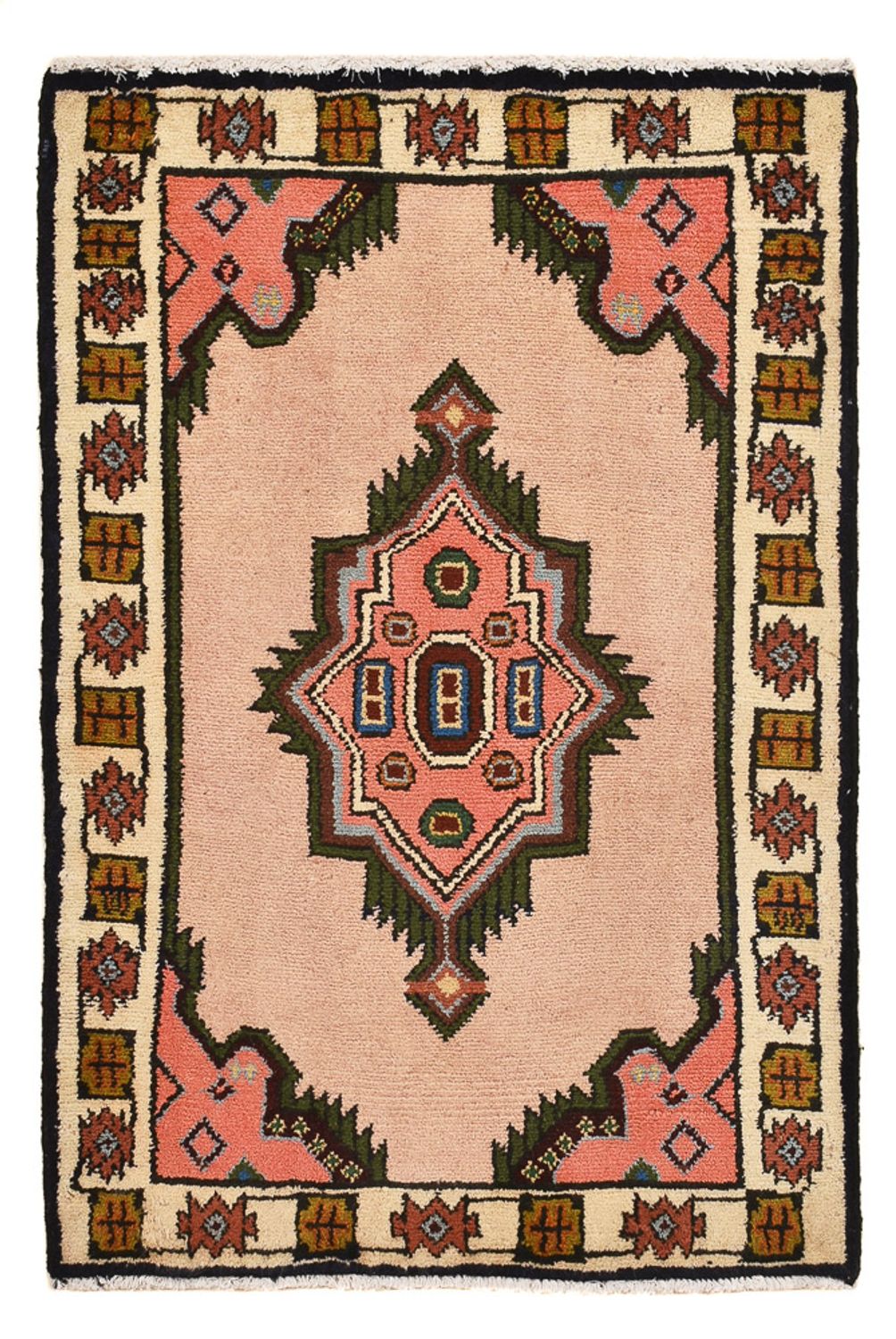 Persisk tæppe - Nomadisk - 92 x 62 cm - pink