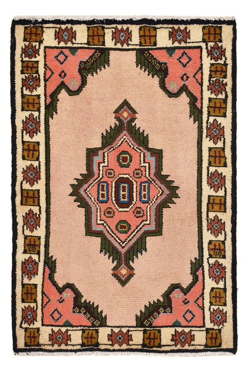 Persisk tæppe - Nomadisk - 92 x 62 cm - pink