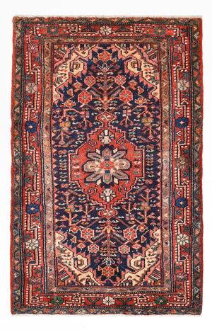 Persisk tæppe - Nomadisk - 100 x 66 cm - pink