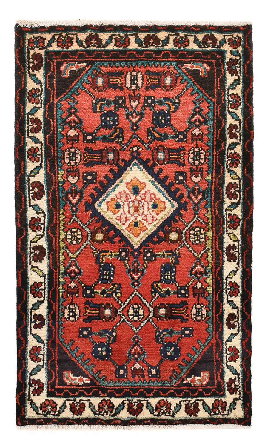 Persisk tæppe - Nomadisk - 96 x 56 cm - rød