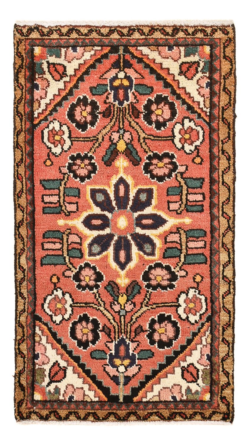 Persisk tæppe - Nomadisk - 100 x 54 cm - lysrød