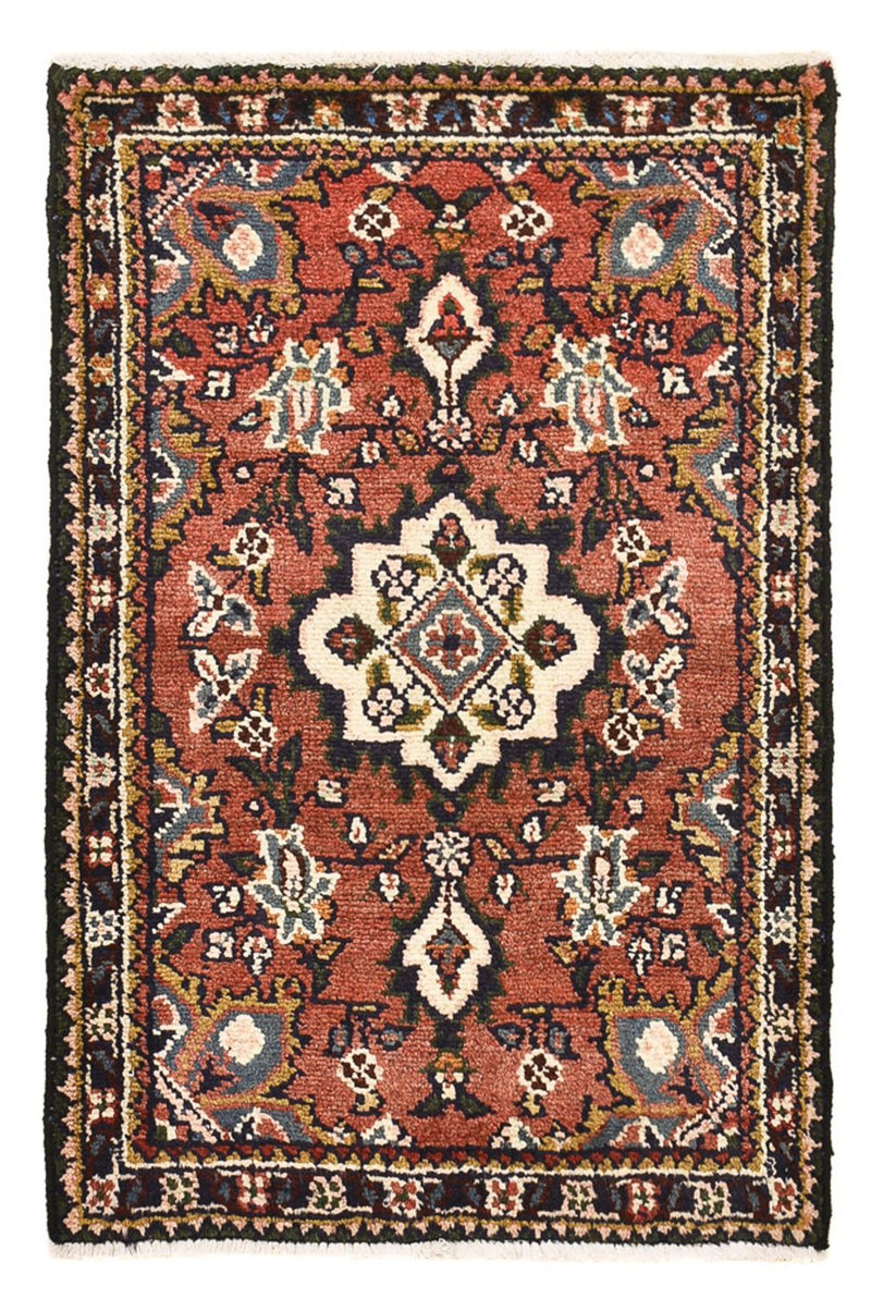 Persisk tæppe - Nomadisk - 85 x 58 cm - lysrød