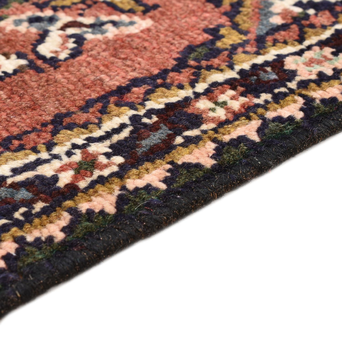 Persisk tæppe - Nomadisk - 85 x 58 cm - lysrød