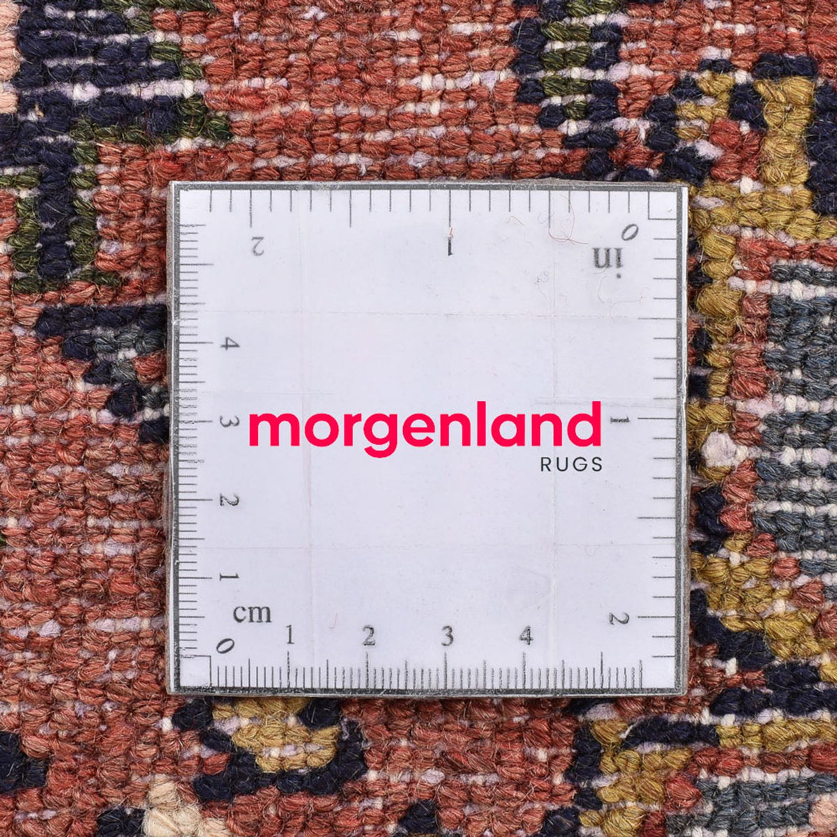 Persisk tæppe - Nomadisk - 85 x 58 cm - lysrød