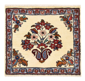 Persisk tæppe - Nomadisk - 51 x 51 cm - flerfarvet