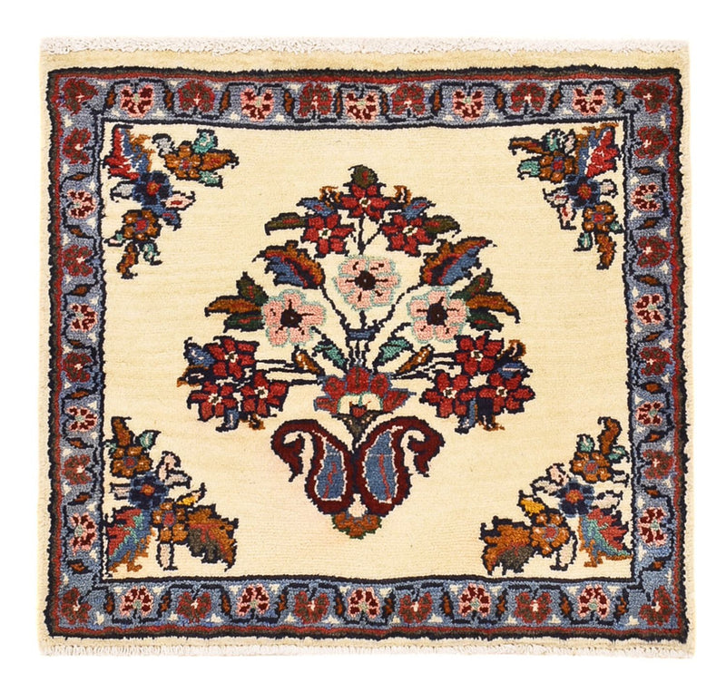 Persisk tæppe - Nomadisk - 51 x 51 cm - flerfarvet