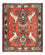 Persisk tæppe - Nomadisk - 78 x 67 cm - rød