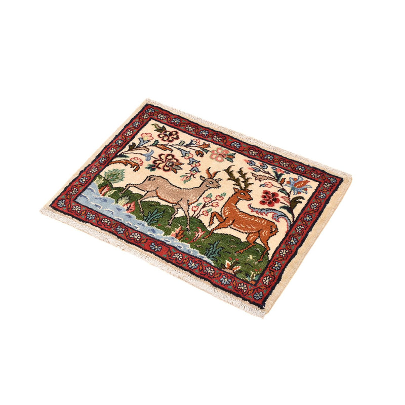 Persisk tæppe - Nomadisk - 65 x 45 cm - flerfarvet