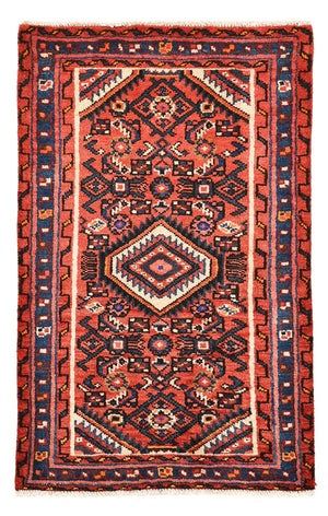 Persisk tæppe - Nomadisk - 97 x 60 cm - rød