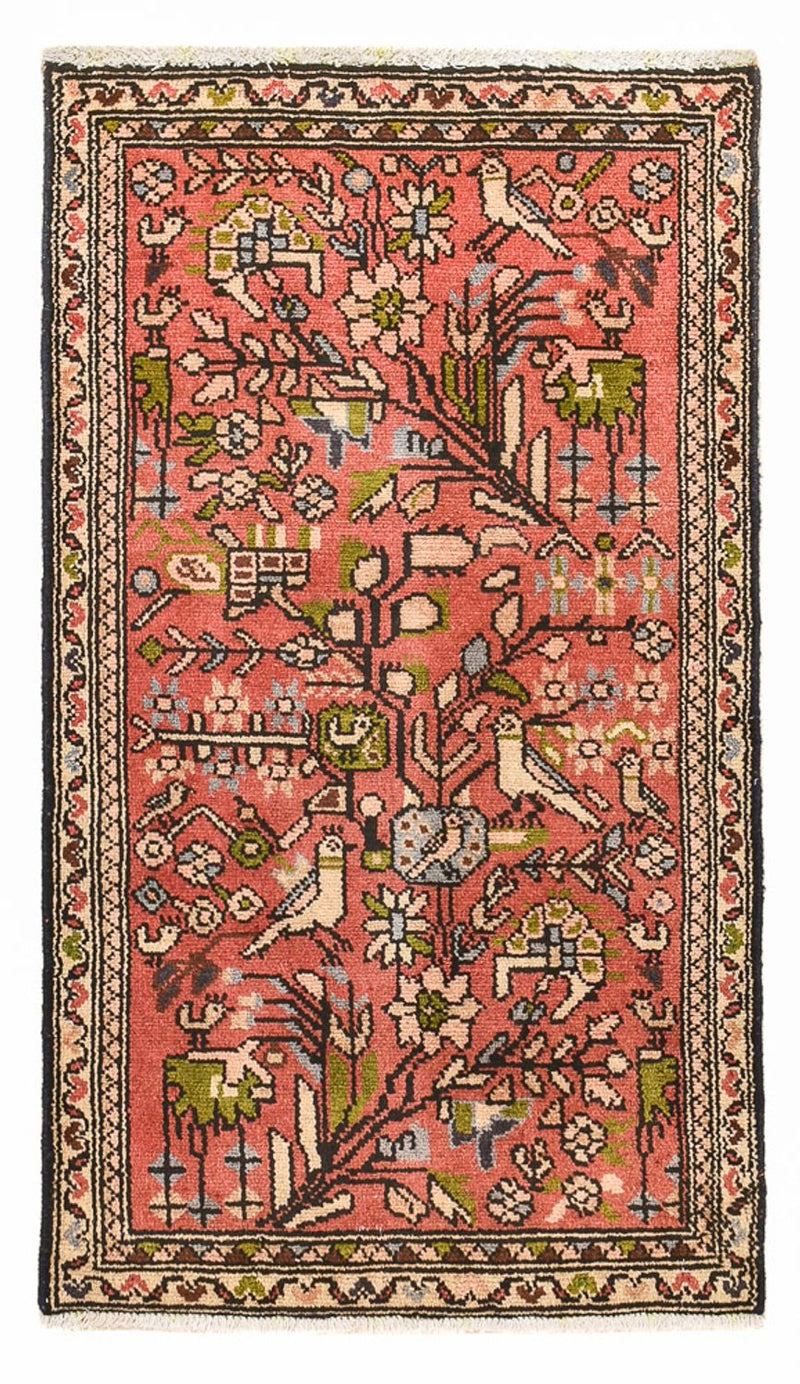 Persisk tæppe - Nomadisk - 94 x 54 cm - rød