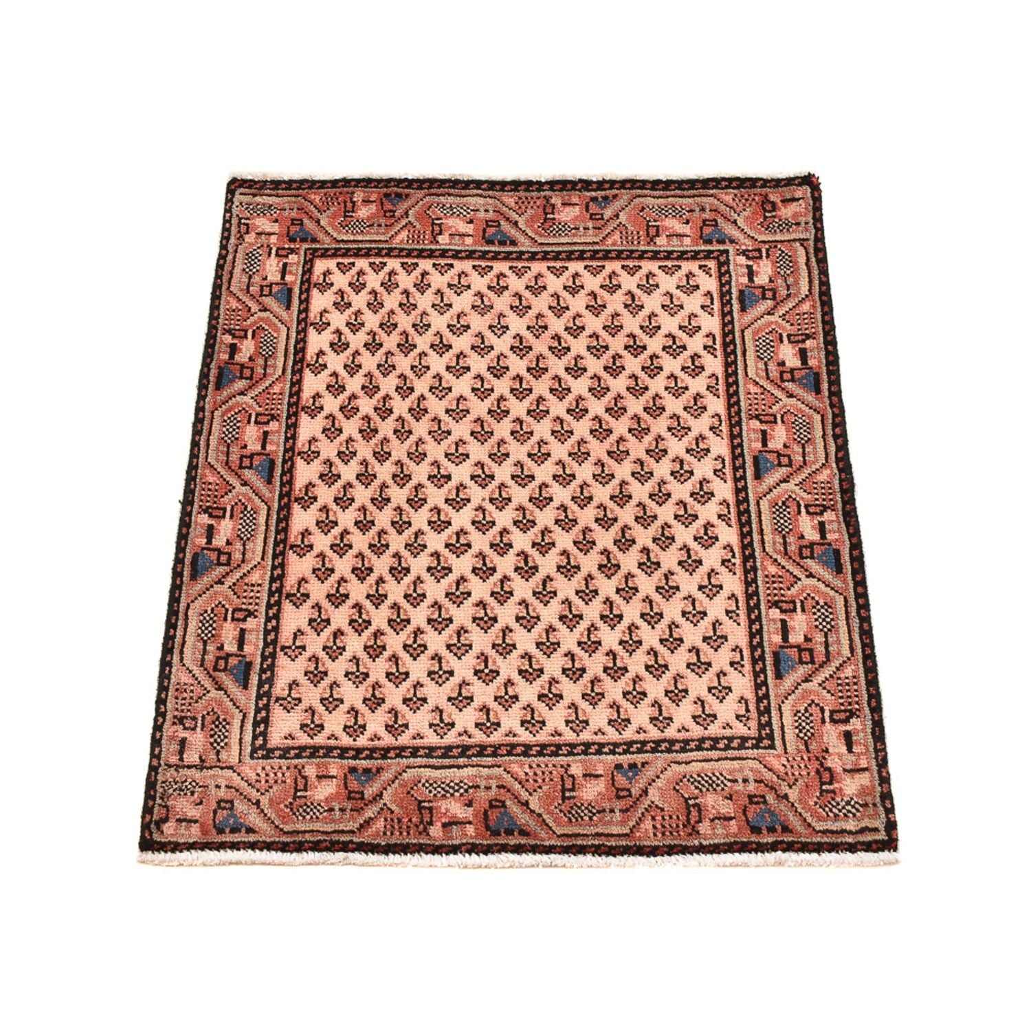 Persisk tæppe - Nomadisk - 72 x 60 cm - pink