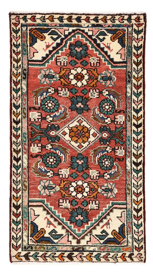 Persisk tæppe - Nomadisk - 105 x 59 cm - rød