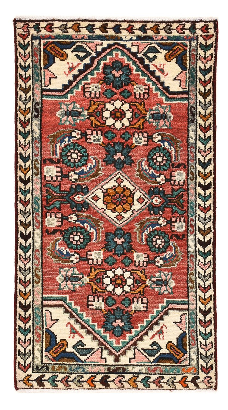 Persisk tæppe - Nomadisk - 105 x 59 cm - rød