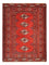 Turkaman-tæppe - 115 x 87 cm - rød