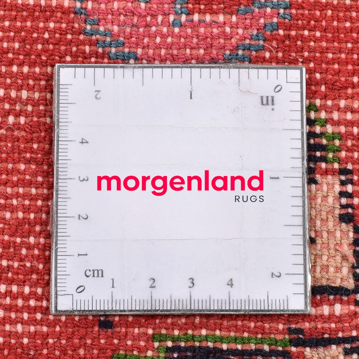 Persisk tæppe - Nomadisk - 131 x 76 cm - lysrød