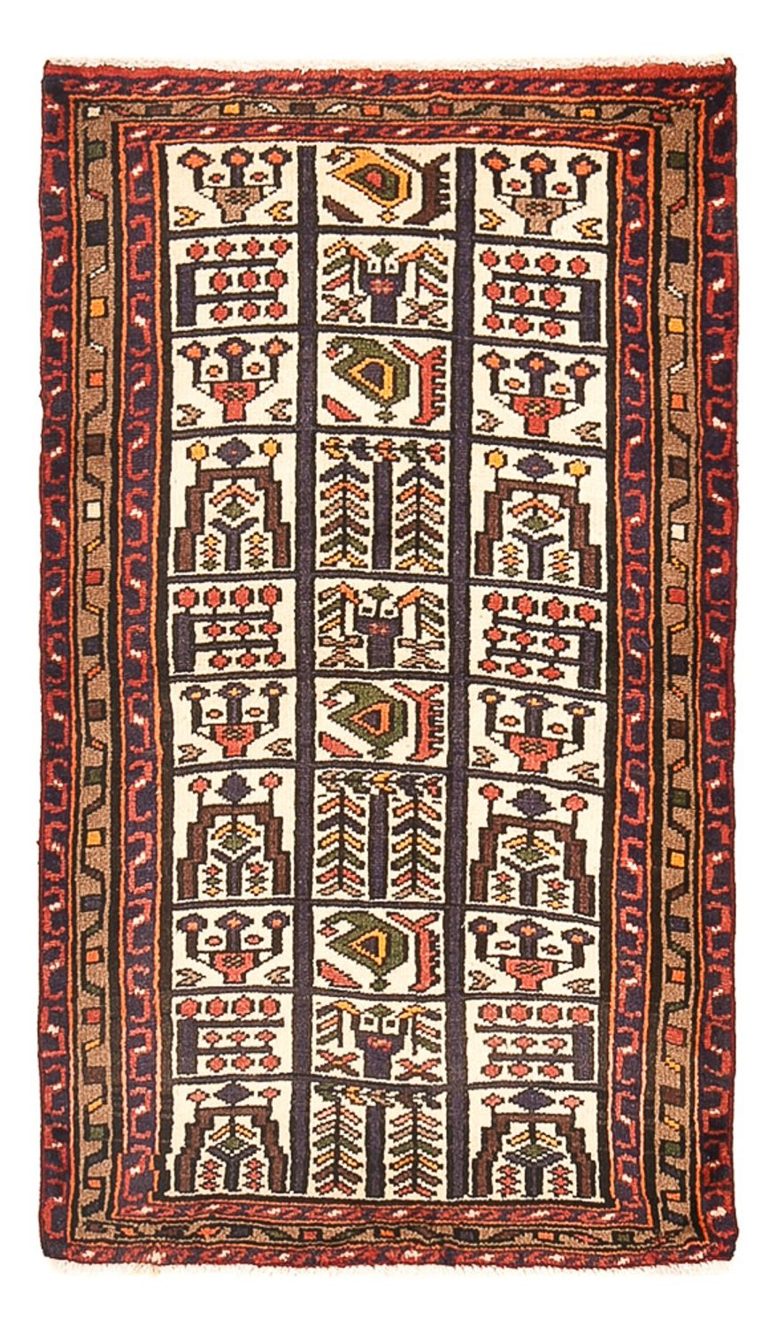 Persisk tæppe - Nomadisk - 122 x 74 cm - flerfarvet