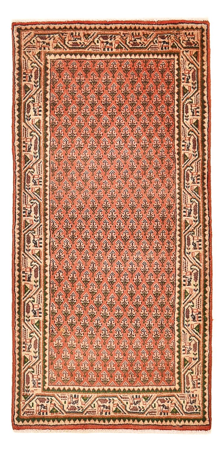 Persisk tæppe - Mir - 130 x 61 cm - rust