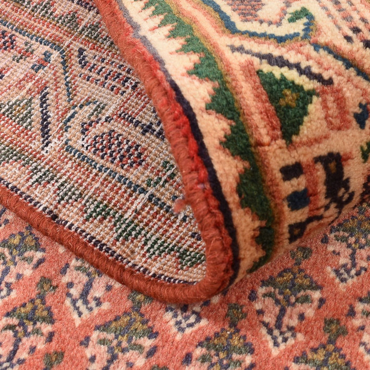 Persisk tæppe - Mir - 130 x 61 cm - rust