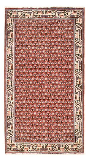 Persisk tæppe - Mir - 124 x 67 cm - rust