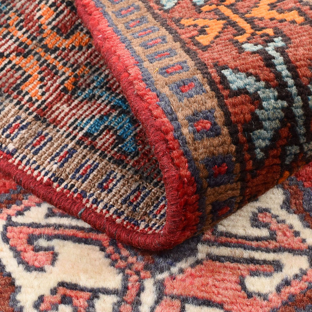 Persisk tæppe - Bijar - 113 x 64 cm - rød