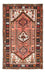 Persisk tæppe - Bijar - 127 x 78 cm - lysrød