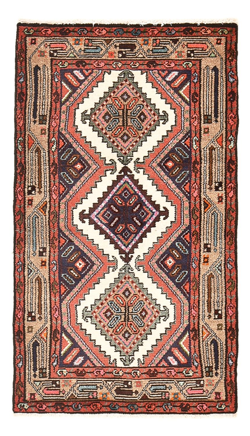 Persisk tæppe - Nomadisk - 130 x 74 cm - flerfarvet