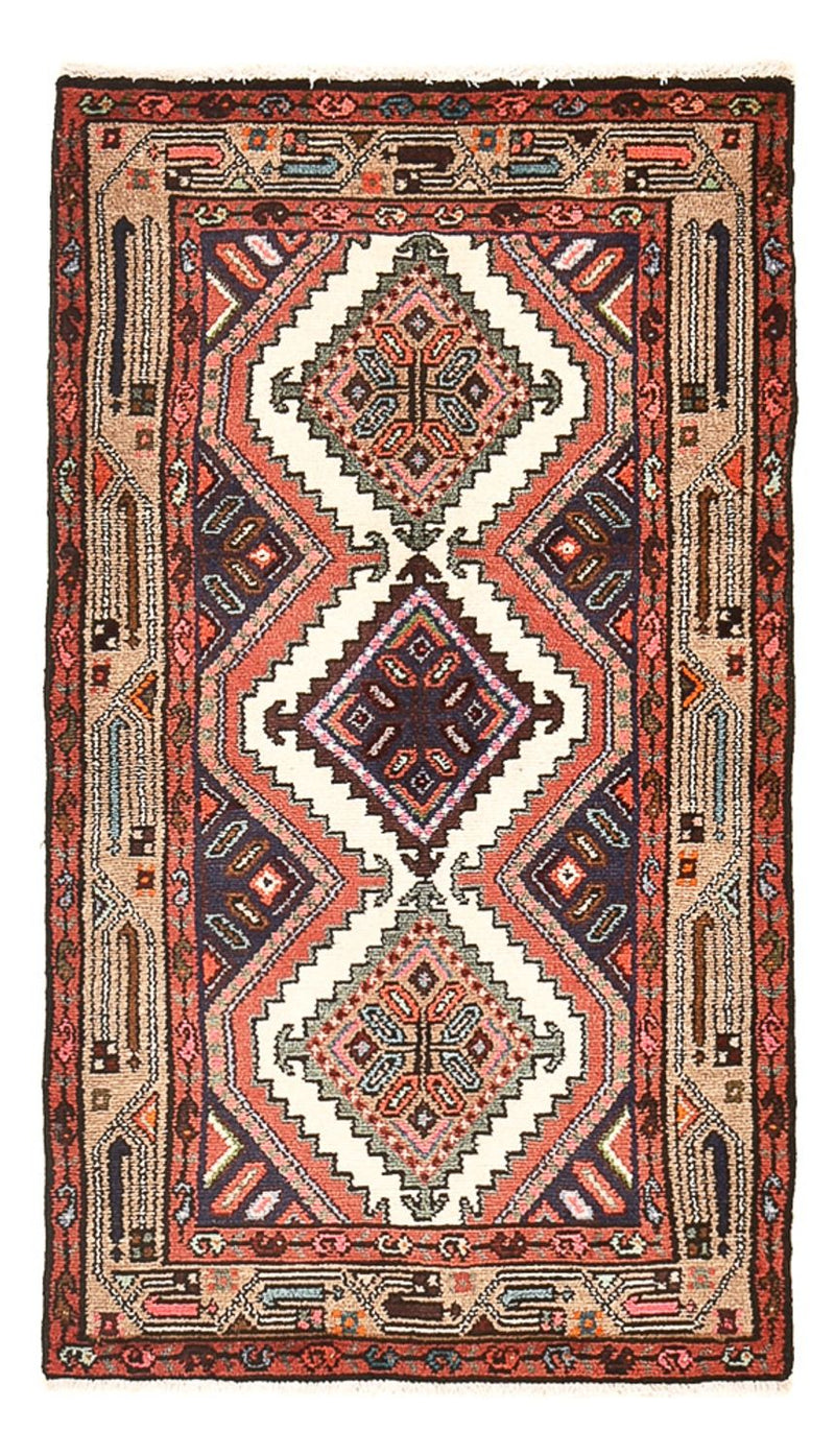 Persisk tæppe - Nomadisk - 130 x 74 cm - flerfarvet